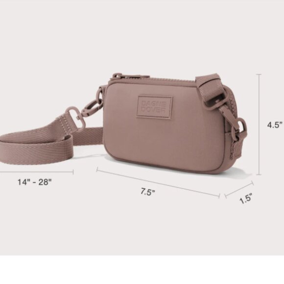 NWOT Dagne Dover Limited Edition Mara Tropiflora Air Mesh Crossbody Bag - Picture 7 of 10